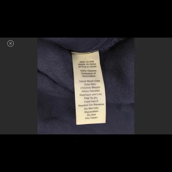 Soft Surroundings blue velvet tunic - Picture 11 of 16